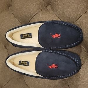 NIB Polo RL Memory Foam Slippers